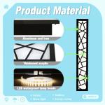 Outdoor Wall Lights 39.4inch Modern Outdoor Wall Sconce LED Long Wall Sconces...