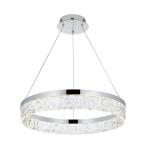Chandelier Light Fixture Modern Foyer Living Dining Room Bathroom Chrome 22"
