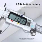 6" 150mm Stainless Steel Electronic Digital Vernier Caliper Micrometer Gauge LCD