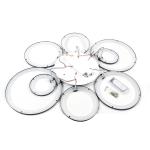 8Heads Indoor Modern LED Ceiling Light Pendant Lamp Living Room Dimmable Fixture