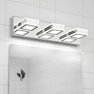 20'' Vanity Light 3 Lights Dimmable LED Bathroom Over Mirror Wall Fixture Chrome
