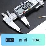 6" 150mm Stainless Steel Electronic Digital Vernier Caliper Micrometer Gauge LCD