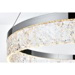 Chandelier Light Fixture Modern Foyer Living Dining Room Bathroom Chrome 22"