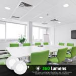 10Pack 3Inch LED Ceiling Lights Ultra-Thin Recessed Retrofits Kit 6000K Daylight