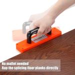 REXBETI Laminate Wood Flooring Installation Kit, LVP Installation Kit, Vinyl Flooring Tools - Tapping Block with Handle, Pull Bar, Double-Faced Mallet and Spacers