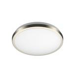 LED Ceiling Lights Flush Mount 10" Brushed Nickel 1200 Lumens Bright Adjustable