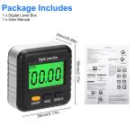 Magnetic Digital Level Box Gauge Angle Meter Finder Protractor Inclinometer