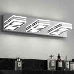 20'' Vanity Light 3 Lights Dimmable LED Bathroom Over Mirror Wall Fixture Chrome