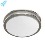 LED Ceiling Flush Mount Ceiling Light Brushed Nickel 2-PACK 10''/12"/14"