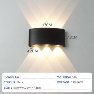 LED Wall Sconces Modern Indoor Outdoor Lamp White Up Down Wall Mount Lights