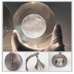 Crystal Wall Sconce, Indoor LED Modern Wall Sconces, 5W Dimmable Moon Wall Light