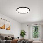 4 Pack 16 Inch 5CCT LED Ceiling Light Flush Mount Dimmable Fixture Black 3520LM