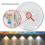 LED Ceiling Light | ALL-IN-ONE Selectable Light Color | Dimmable | 10"/12"/14"