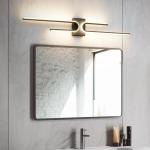 Dimmable Black LED Bathroom Light with Remote Control, 39.17 Inch Sconce