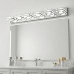 39'' Vanity Light 6 Lights Dimmable LED Bathroom Over Mirror Wall Fixture Chrome