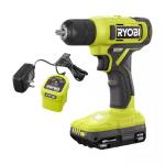 RYOBI ONE+ 18V Cordless 3/8 in. Drill/Driver Kit with 1.5 Ah Battery and Charger