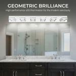 39'' Vanity Light 6 Lights Dimmable LED Bathroom Over Mirror Wall Fixture Chrome