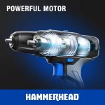 New Hammerhead 20V Cordless Drill Kit Drill & Impact Driver Battery & Charger