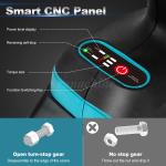 Cordless Electric Impact Wrench Gun 1/2'' High Power Driver w/ 2 Li-ion Battery