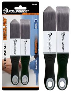ROLLINGDOG Paint Brush for Trim - Edging Paint Brush 2PC,Triangular Brush and Square Trim Brush,Cut in,Edger,Corner,Sash Painting