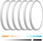 6 Pack 12 Inch 5CCT White LED Ceiling Light Flush Mount Dimmable Fixture 2880LM