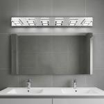 39'' Vanity Light 6 Lights Dimmable LED Bathroom Over Mirror Wall Fixture Chrome