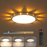 Anmaice 12in Flush Mount led Ceiling Light fixtures ceiling lamp for bedroom