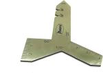 Stainless Steel Grinding Gauge 55° 60° 90° 120° Angle Tool.