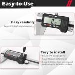 Digital Caliper 0-6” Precision Measuring Tool, Auto-Off, 0.001” Accuracy, Stainl