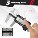 Digital Caliper 0-6” Precision Measuring Tool, Auto-Off, 0.001” Accuracy, Stainl