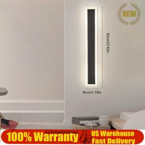 LED Wall Light Sconce Outdoor Modern Lamp Exterior Lights Long Strip Waterproof