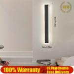 LED Wall Light Sconce Outdoor Modern Lamp Exterior Lights Long Strip Waterproof