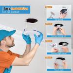 12 Pack 4 Inch 5CCT LED Recessed Ceiling Light Panel Dimmable with Night Light