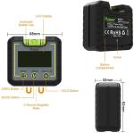 Magnetic Digital Level Box Angle Finder Protractor Inclinometer Bevel Gauge