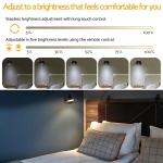 2Pack LED Wall Lights, Battery Wall Sconce,Magnetic Wireless Rechargeable Amb...