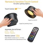 2Pack LED Wall Lights, Battery Wall Sconce,Magnetic Wireless Rechargeable Amb...