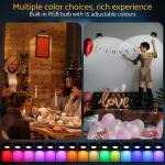 2Pack LED Wall Lights, Battery Wall Sconce,Magnetic Wireless Rechargeable Amb...