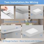 Rechargeable Motion Sensor LED Ceiling Light with 3 Colors and Remote Control