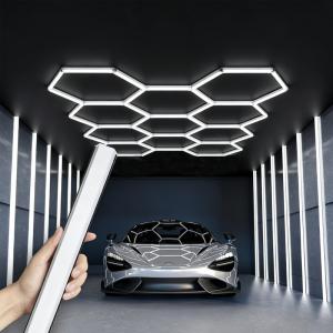 Hexagon Garage Lights 26400LM 11 Grid Honeycomb LED Shop Gym Ceiling Light 6500K