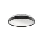 LED Flush Mount Ceiling Light Fixture 10/15 in. Matte Black Round Dimmable