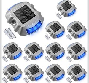 Best VOLISUN Solar Deck Lights Driveway Dock Lights 12-Pack Led IP68 Waterproof