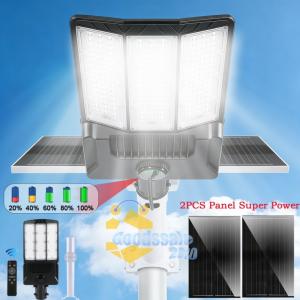 16000W Commercial Outdoor Solar Street Lights Dusk to Dawn parking lot Lights
