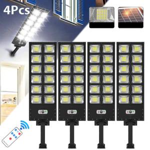 Commercial 1000000LM LED Outdoor Dusk to Dawn Solar Street Light Road Area Lamp