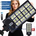 990000000LM Commercial 5000W LED Solar Street Light Dusk to Dawn Road Lamp+Pole