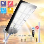 990000000LM Commercial 5000W LED Solar Street Light Dusk to Dawn Road Lamp+Pole