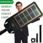 99000000LM Commercial 300W LED Solar Street Light Dusk to Dawn Road Lamp +Pole