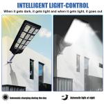 990000000LM Commercial 5000W LED Solar Street Light Dusk to Dawn Road Lamp+Pole