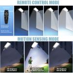 Solar Lights Outdoor Motion Sensor Dusk To Dawn Super Bright Solar Street Lights