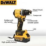 DEWALT DCD805 MAX XR 20V Brushless Cordless 1/2" Hammer Drill Driver (Only Tool)
