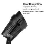 Lemonbest LED Landscape Up Down Light 5W White LED Decorative Spotlight Lamp 110V with Plug for Indoor Outdoor Yard Step Wall Lighting (Warm White) (Include Spike)